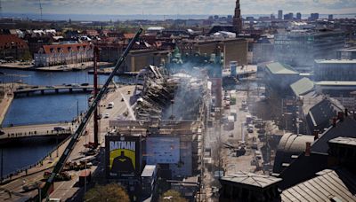 Owner says Denmark's treasured stock exchange will be rebuilt after fire