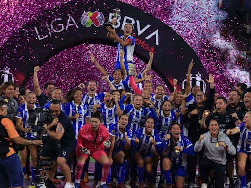 Rayadas le cortó el vuelo a las Águilas: son campeonas de la Liga MX Femenil