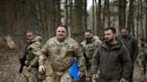 Volodymyr Zelensky visited the northeastern Sumy region bordering Russia, where he met with soldiers recovering from injuries and visited newly built defence lines