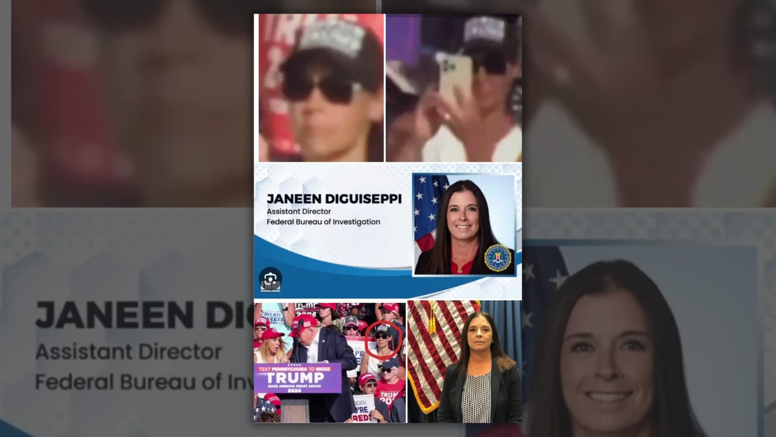 Fact Check: No, FBI Asst. Director Janeen DiGuiseppi Was Not Seated Behind Trump During Assassination Attempt