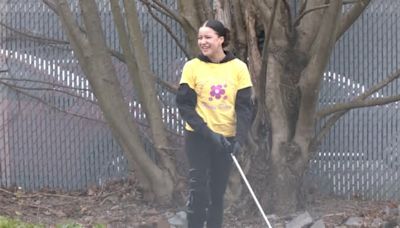 Binghamton schools participate in Harper’s Clean Up Day