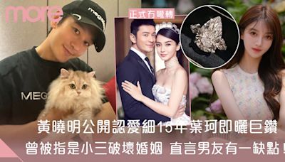 黃曉明公開認愛細15年網紅葉珂 曾被指是小三介入Angelababy 直言這缺點！