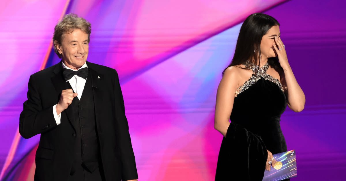 Martin Short Tells Selena Gomez 'I Got You, Baby' at 2024 Emmys