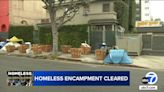 Homeless encampment outside Sunset Sound recording studio in Hollywood cleared