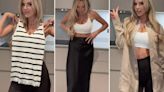 Faye Winter takes advantage of 25% off as she snaps up Tesco outfits