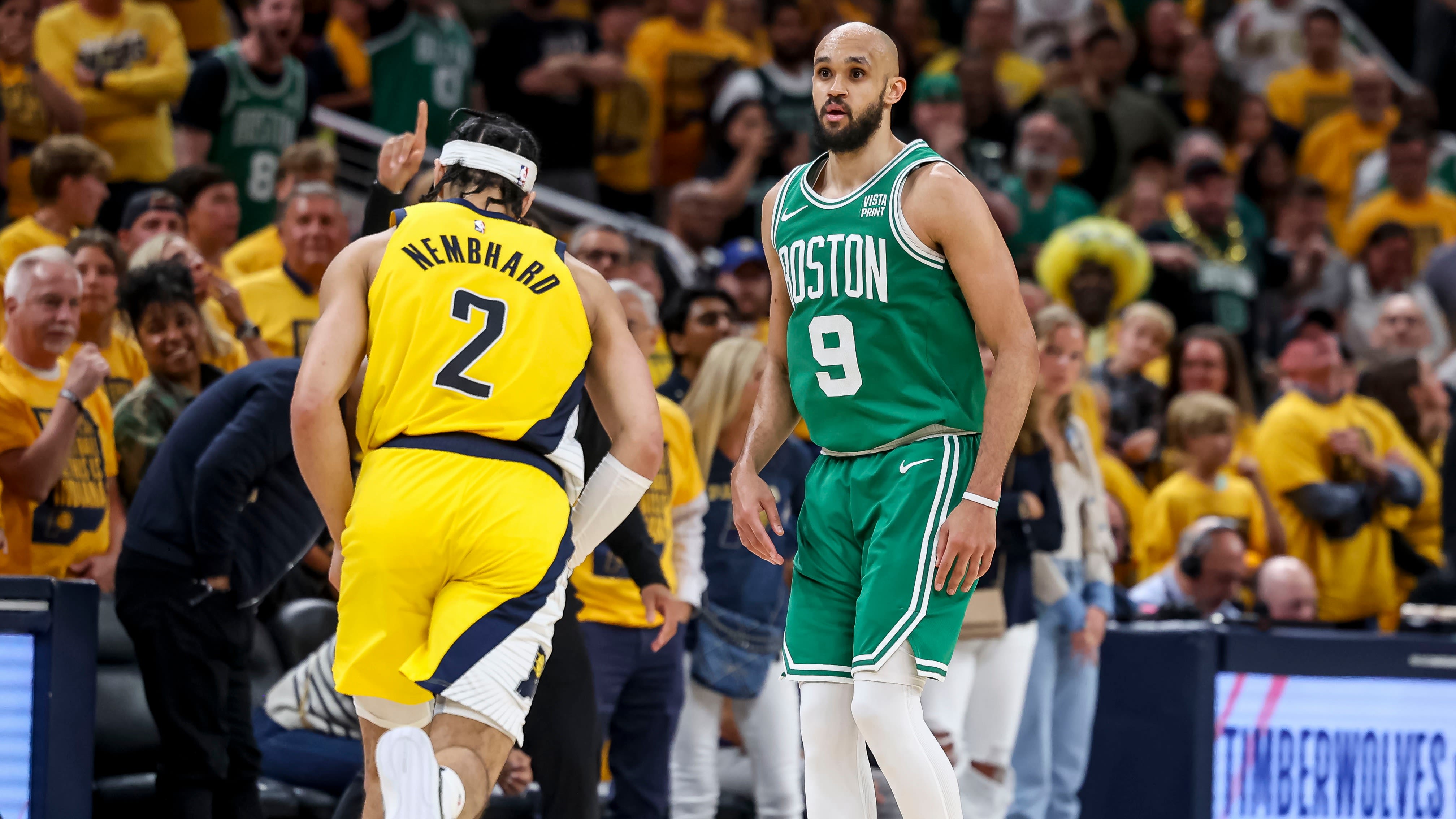 Derrick White and his father react to huge ECF-clinching 3-pointer