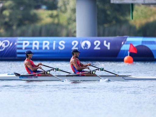 César Abaroa y Eber Sanhueza quedan fuera de las semifinales del remo en París 2024 - La Tercera