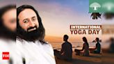 Every baby is a yoga teacher, observe his movements & follow, says Sri Sri Ravi Shankar | India News - Times of India