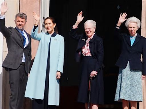 Federico y Mary de Dinamarca reaparecen en el cumpleaños de la reina Margarita