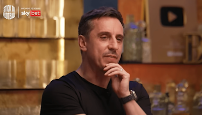 Gary Neville says Arsenal star is 'not far off' Jude Bellingham and Phil Foden