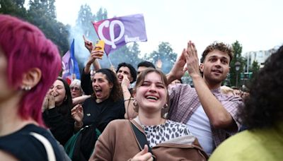 Left leads French election in blow to Le Pen's far right and Macron