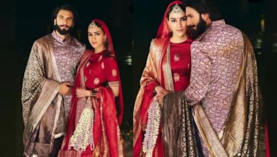 Kriti Sanon and Ranveer Singh pay ode to Benarasi heritage in signature Manish Malhotra ensembles