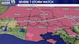 Watches & Warnings issued as storms move through Acadiana