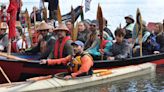 Traditional canoes making voyage from Haines to Celebration get warm welcome from Lingít Aaní | Juneau Empire