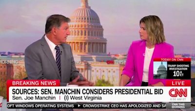 Sen. Manchin calls for competitive Democratic nomination process: 'I want the middle to have a voice'