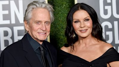 Michael Douglas Reveals Catherine Zeta-Jones Makes Him "Whip It Out" in TMI Confession - E! Online