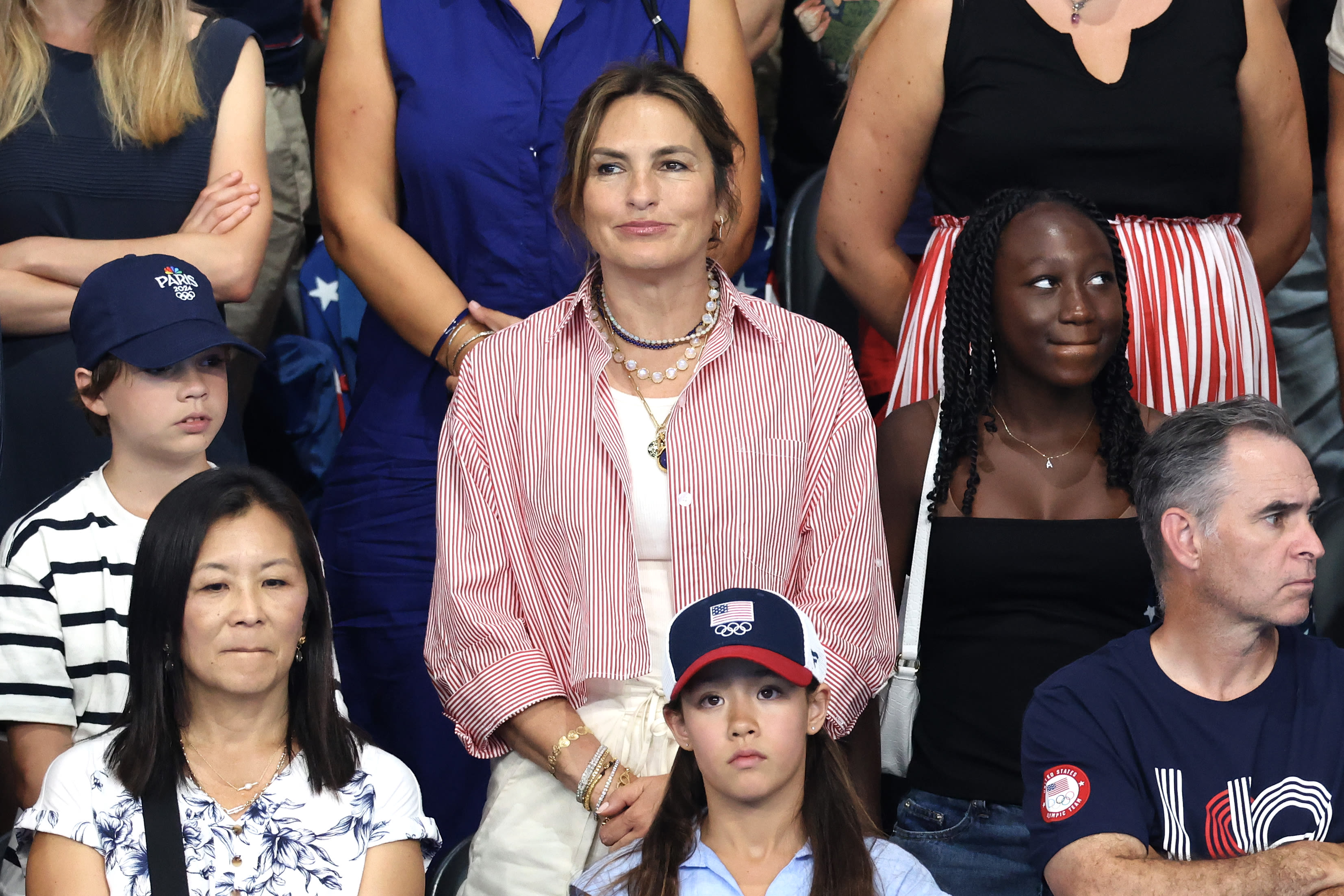 Mariska Hargitay shares rare photo with kids at Paris Olympics