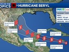 Hurricane Beryl still a Cat 4 storm as it closes in on Jamaica