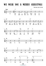 Sheet Music by Paul Gladis » We Wish You a Merry Christmas