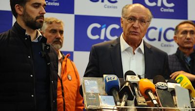 Alckmin promete, em Caxias, criação de linha de crédito para grandes empresas afetadas pela chuva | Pioneiro