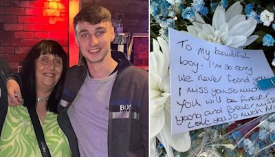 Jay Slater's mum leaves heartbreaking tribute at the site where his body was fou