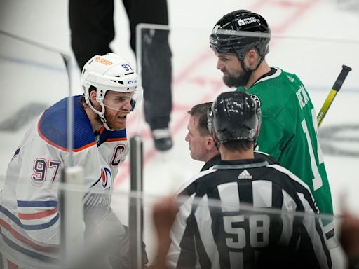 McDavid gets the winner in the 2nd OT after Oilers overcome captain’s penalty to beat Stars 3-2