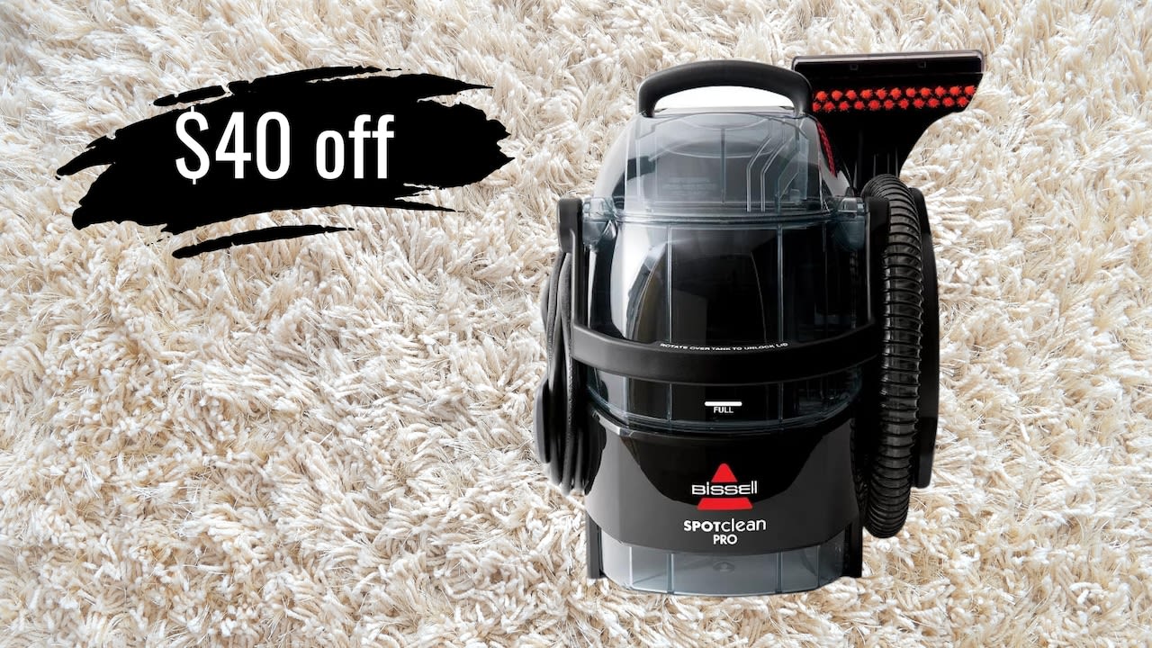 Reviews are in: Bissell Pro Portable Deep Cleaner is a carpet saver and it’s on sale