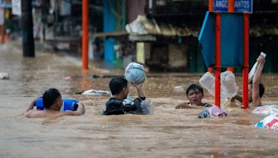 Floods, flights cancelled as Typhoon Gaemi dumps heavy rain on Manila