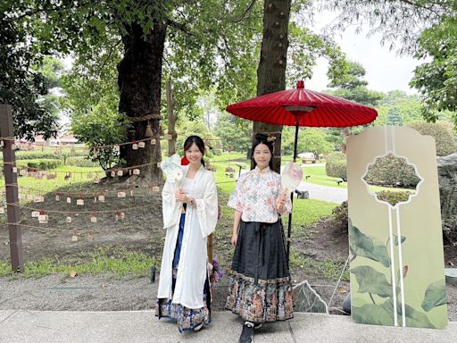 探索隱藏天堂「成美文化園」 女孩化身仙女下凡推出唯美飄漆扇 | 蕃新聞