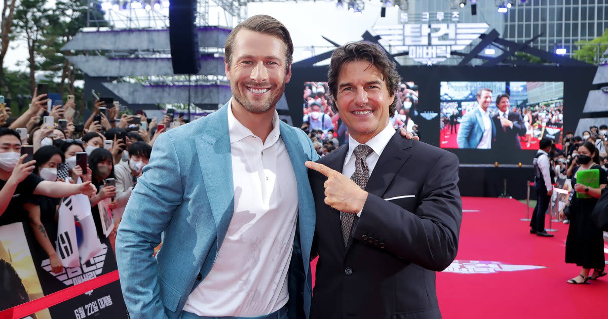 Tom Cruise Pranked Glen Powell by Pretending Their Helicopter Was Going Down