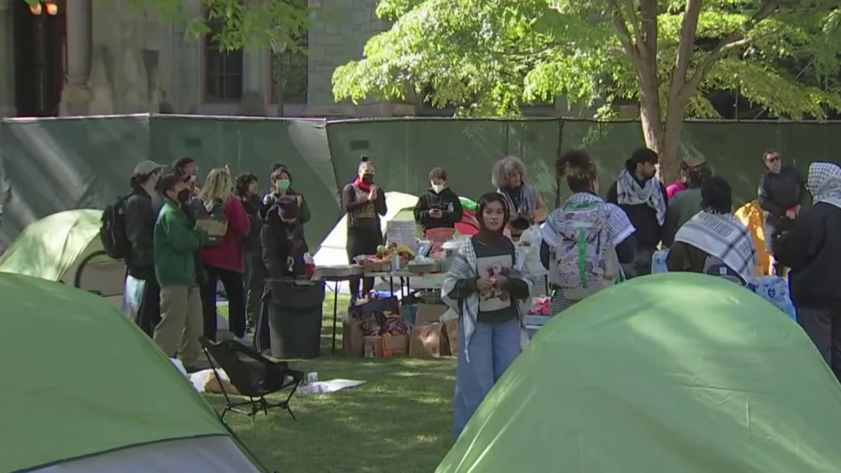 Pro-Palestinian protests continue at University of Pennsylvania