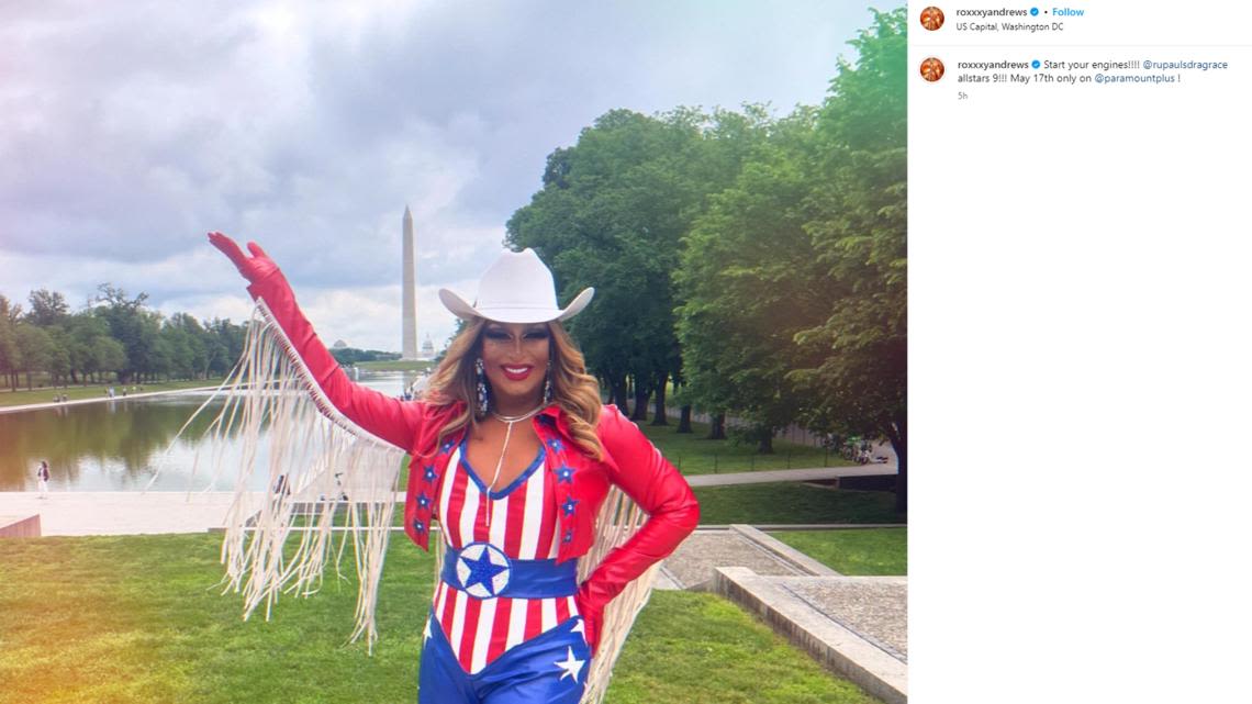 Stars of 'RuPaul’s Drag Race' seen on National Mall