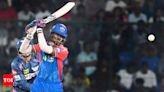Abishek Porel, Tristan Stubbs take DC to 208/4 against LSG in must-win game | Cricket News - Times of India