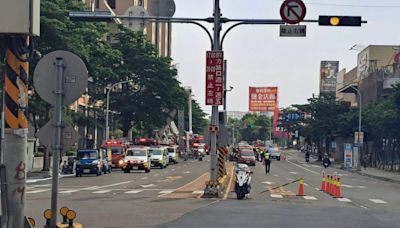 竹市火警2勇消殉職、逾200人待救援！慈雲路封路竹科交通一度癱瘓