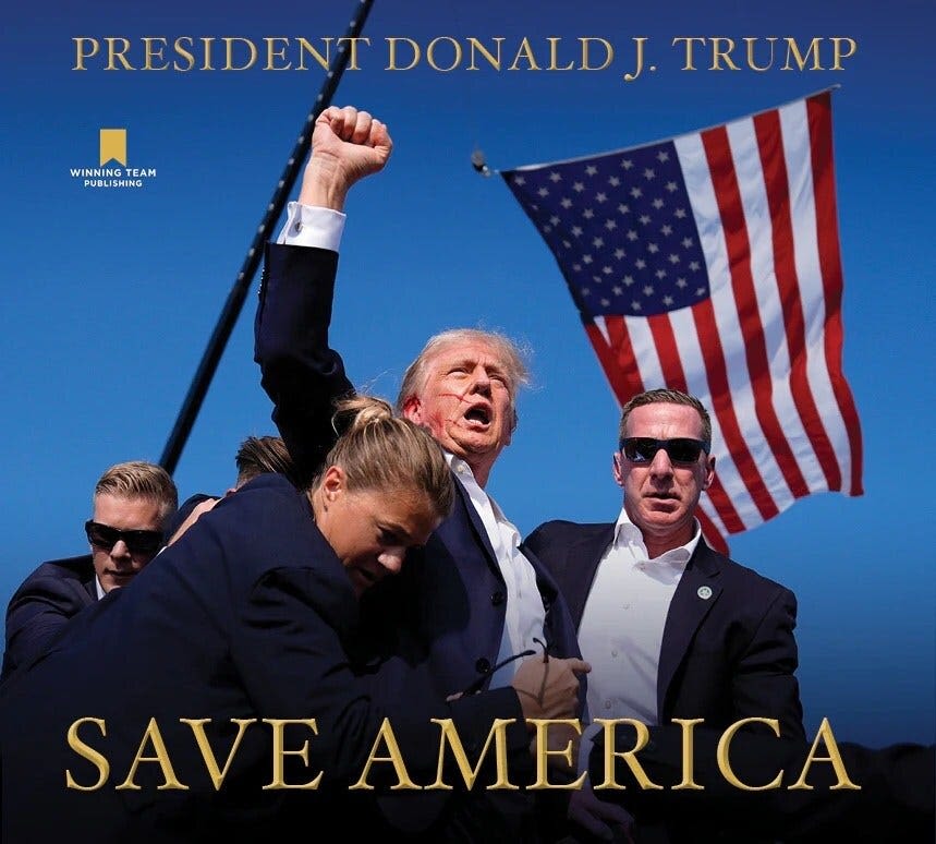 Trump's new book, 'Save America,' coming out this fall. You can get a signed copy for $499