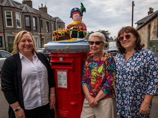 Has yarnbombing hit your village? Meet the Largo ladies crocheting postbox toppers