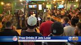 A Jets loss meant free drinks. Packers fans got neither.