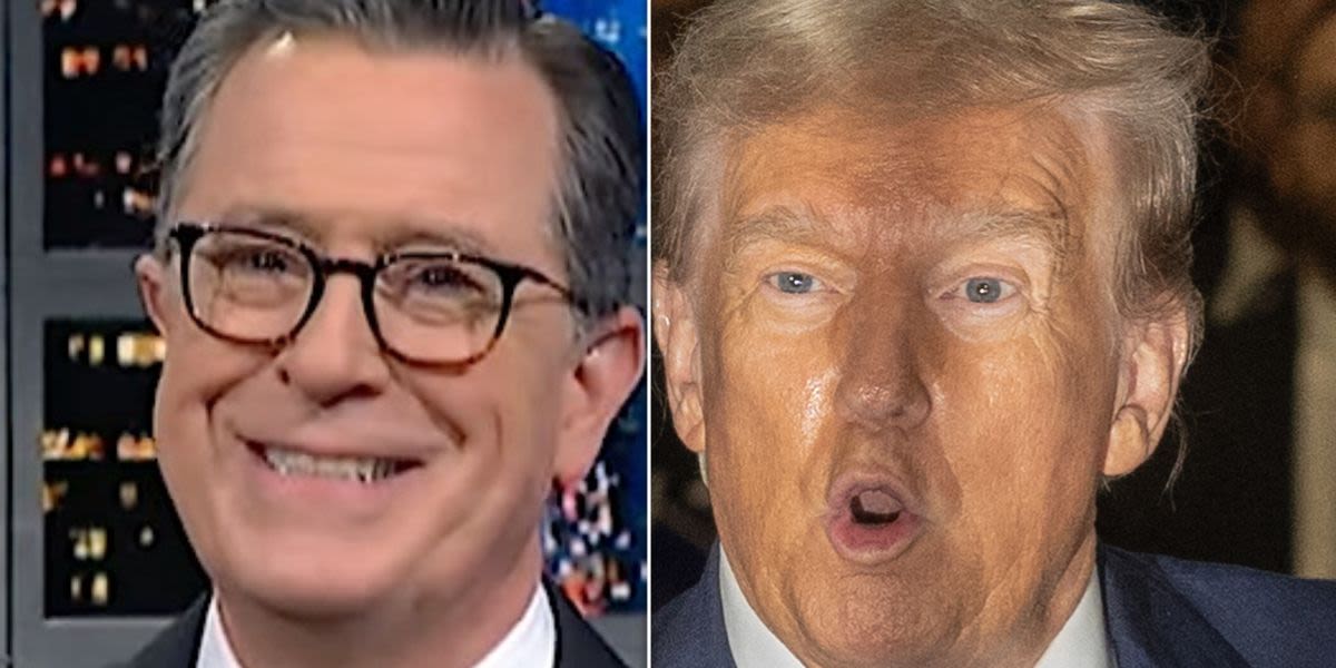 Seriously?!? Stephen Colbert Spots 'Unsettling' Poll Where Trump Has A Huge Lead