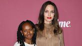 Angelina Jolie and Sons Maddox and Pax Support Zahara at Spelman College Sorority Luncheon