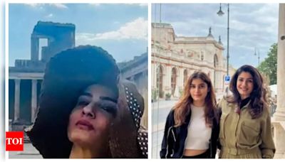 Raveena Tandon gives a sneak peek into her vacation from the ancient city of Pompeii with her daughter Rasha; See pics | Hindi Movie News - Times of India