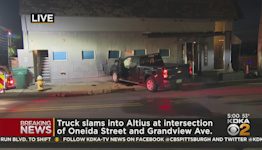 Truck slams into side of Altius restaurant in Mt. Washington