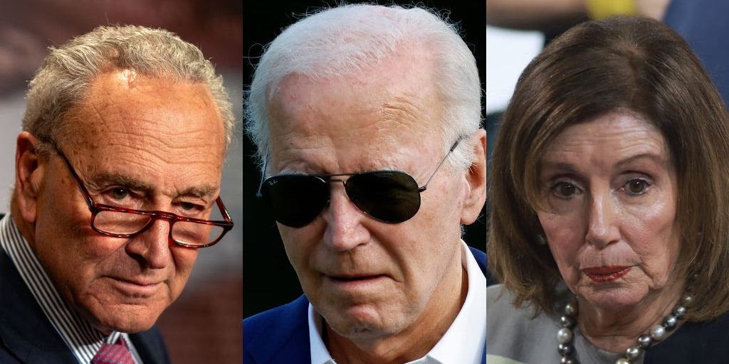 Key Democrats Chuck Schumer and Nancy Pelosi might just be open to ditching Biden