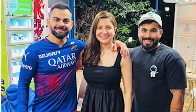 Anushka Sharma, Virat Kohli’s photo with fan after IPL match in Bengaluru goes viral