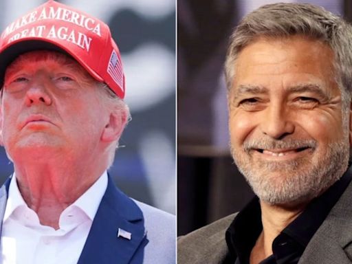 Trump roasts Biden with clip from Clooney movie after actor calls for president to drop out of race