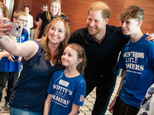 Prince Harry Surprises Children of Fallen Military Personnel Before Leaving the U.K.: 'It Was an Honor'