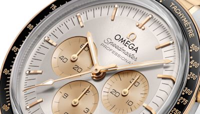 Omega reveals a pair of new bi-colour Speedmasters