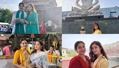 ​Raveena Tandon and daughter Rasha seek blessings from Mahakal: A spiritual journey