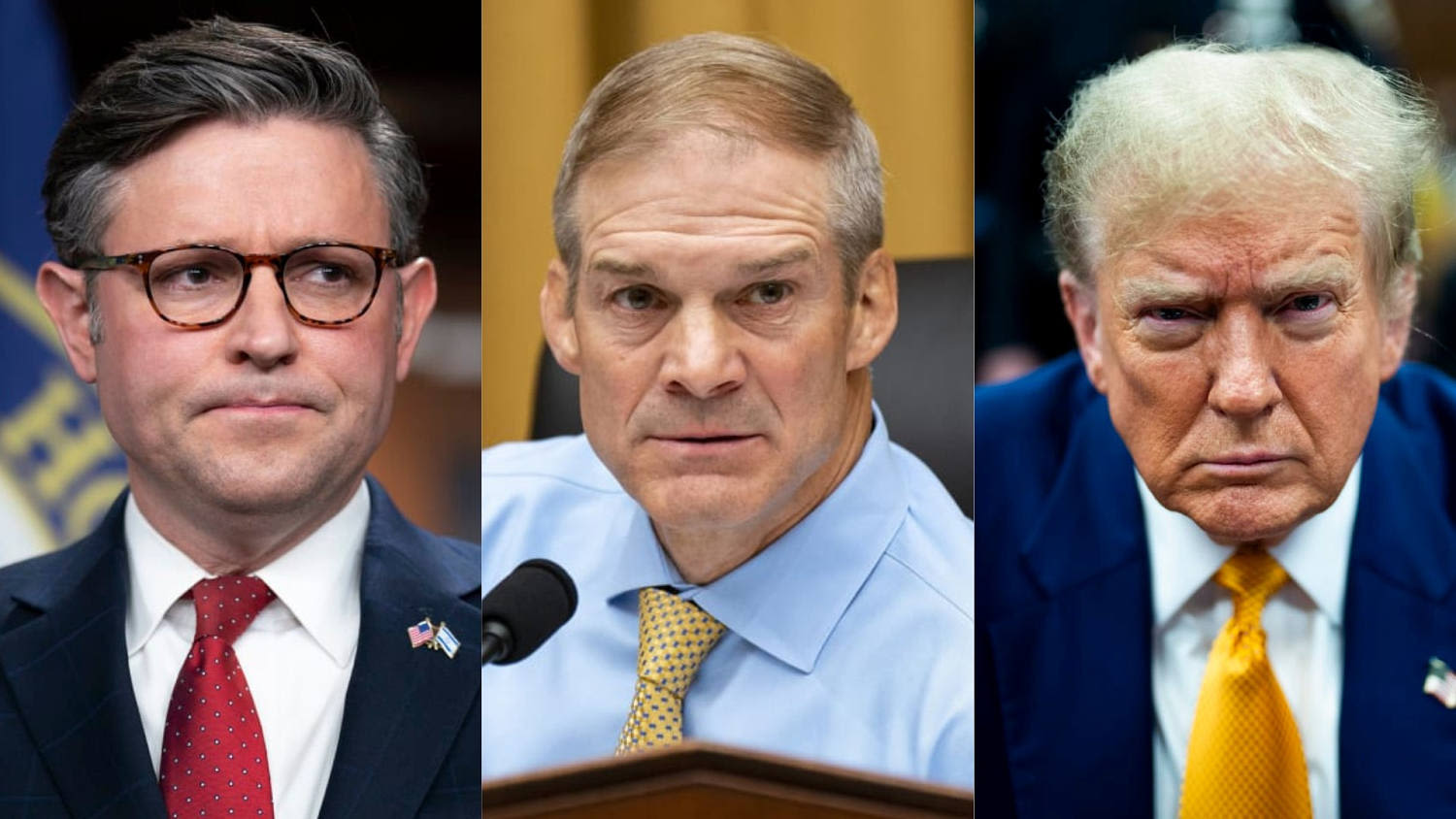 ‘There is no line’: Speaker Johnson, Jim Jordan and others push back against Trump conviction