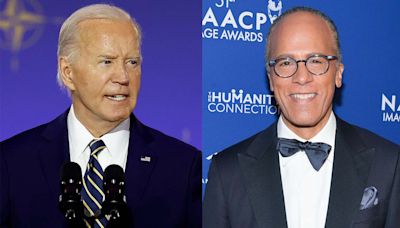 Biden Keeps Media Blitz Going, Plans Primetime Interview With NBC’s Lester Holt