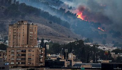 Blazes erupt in northern Israel after cross-border attacks from Lebanon